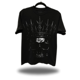 IRON SKULL BLACK OVERSIZED TEE
