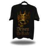 DRIVEN TO RULE BLACK OVERSIZED TEE