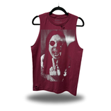 FU OZZY ROAD RASH MAROON TANK TOP