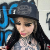 PREPARED GREY FLAT BILL HAT