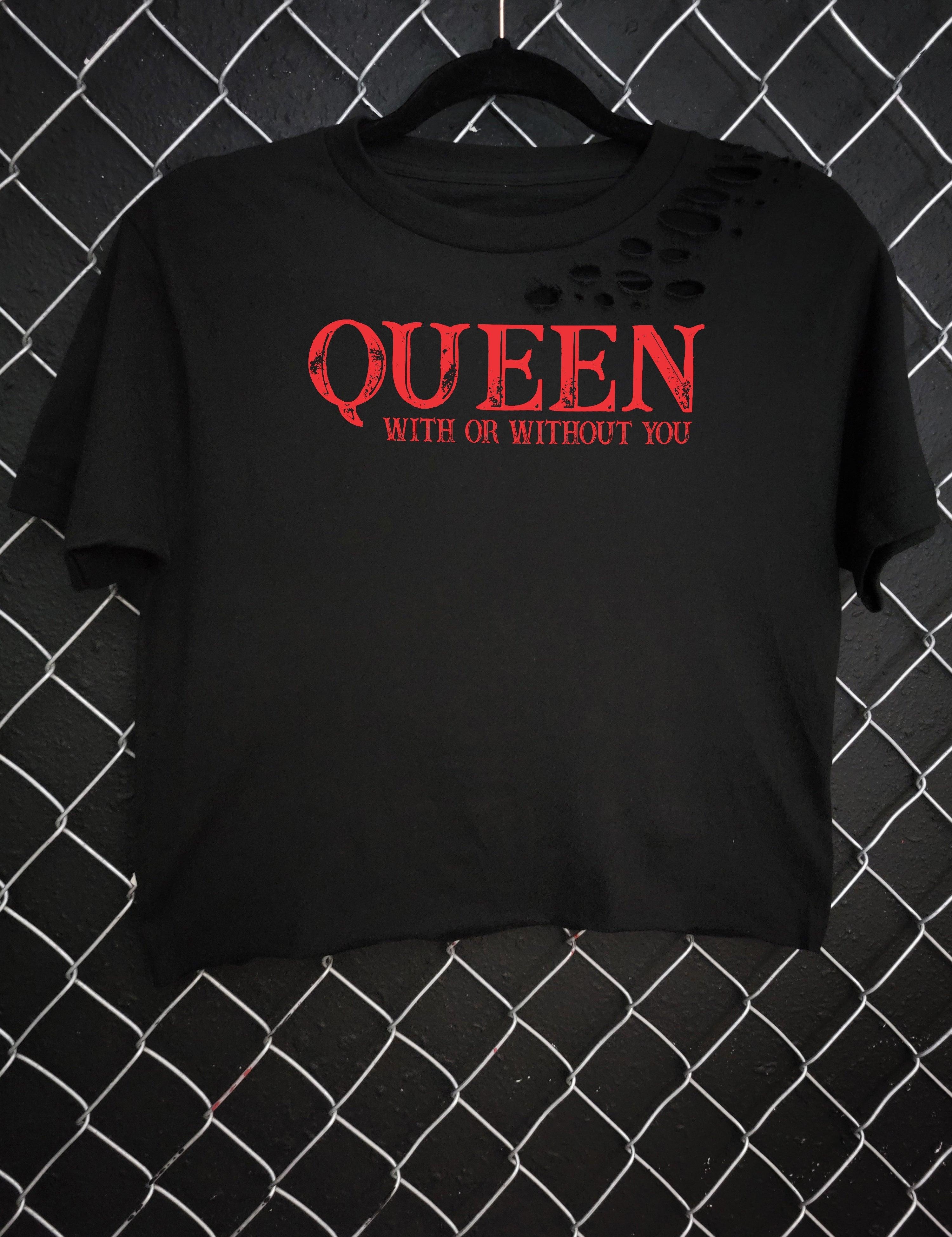 QUEEN CROP TOP - The Drive Clothing