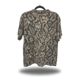 WORK OVER DEATH RATTLESNAKE OVERSIZED TEE