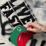 DRIVE BACK RED FLAT BILL HAT