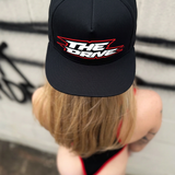 DRIVEN FEAR BLACK COTTON FLAT BILL HAT