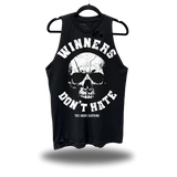 WINNERS DONT HATE ROAD RASH BLACK TANK TOP