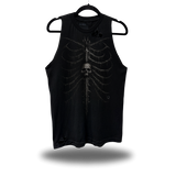 GOTHIC SKELETON ROAD RASH TANK TOP