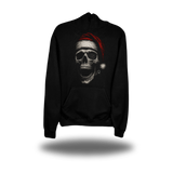 HAUNTED SANTA SKULL BLACK HOODIE