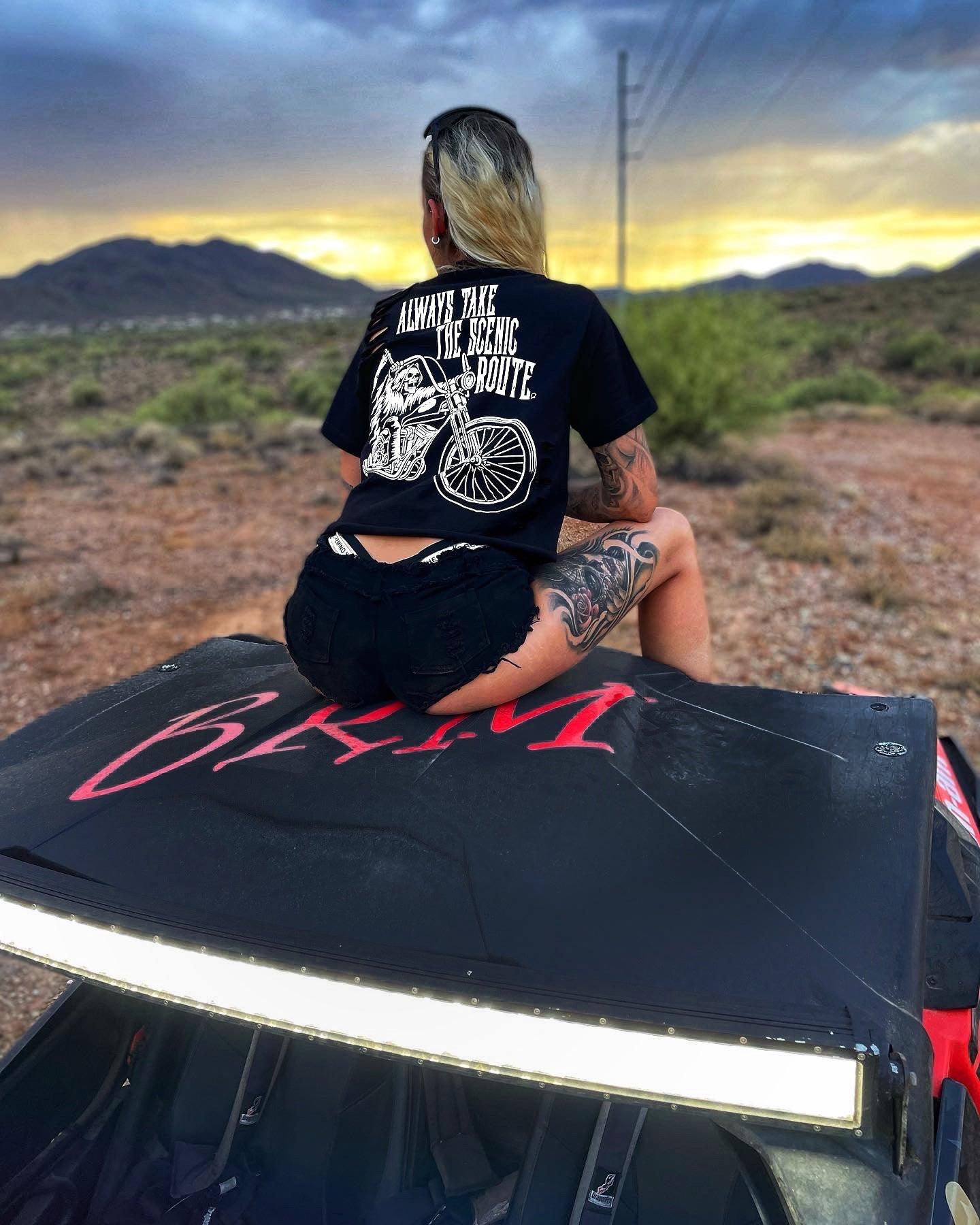SCENIC ROUTE CROP TOP *CLEARANCE* - The Drive Clothing