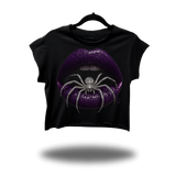 SPIDER LIPS MUSCLE CROP TOP