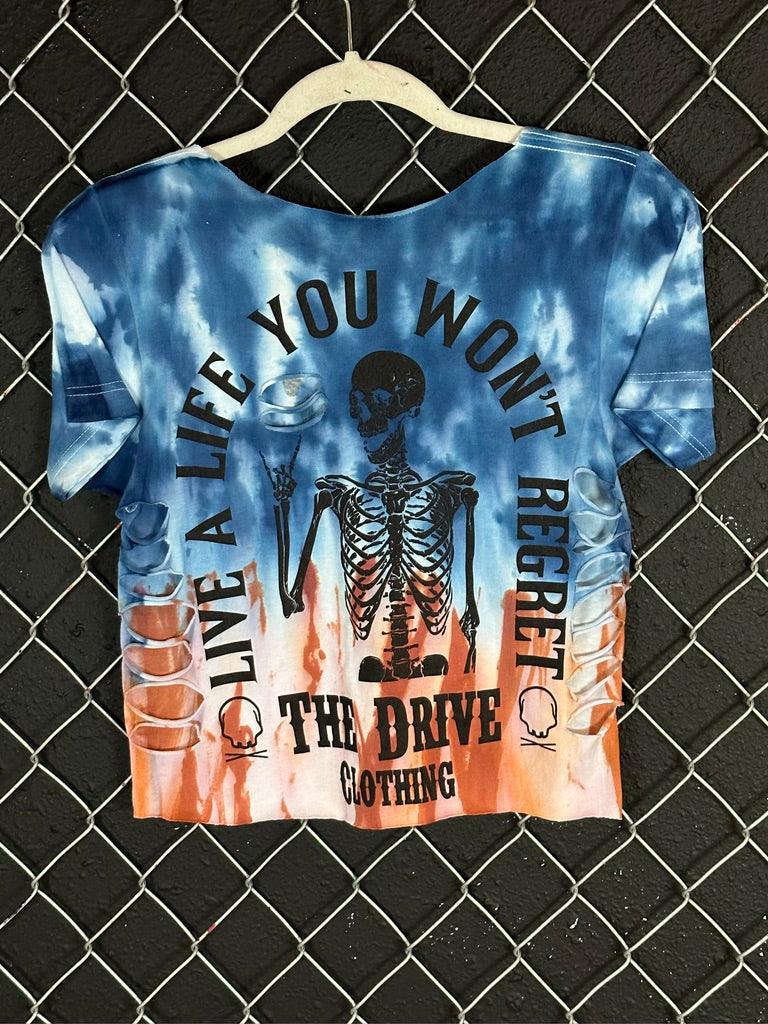 #TDC - AA160 - REGRET - WIDE NECK CROP - SMALL - The Drive Clothing