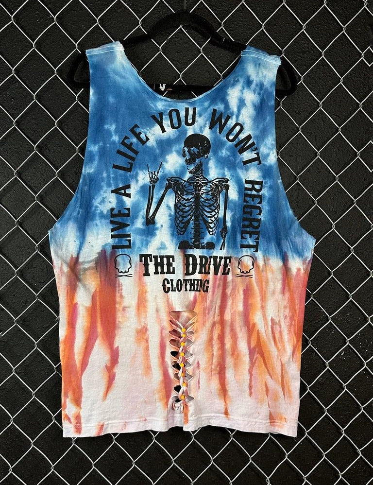 #TDC - AA204 - REGRET U-NECK TANK TOP - LARGE - The Drive Clothing