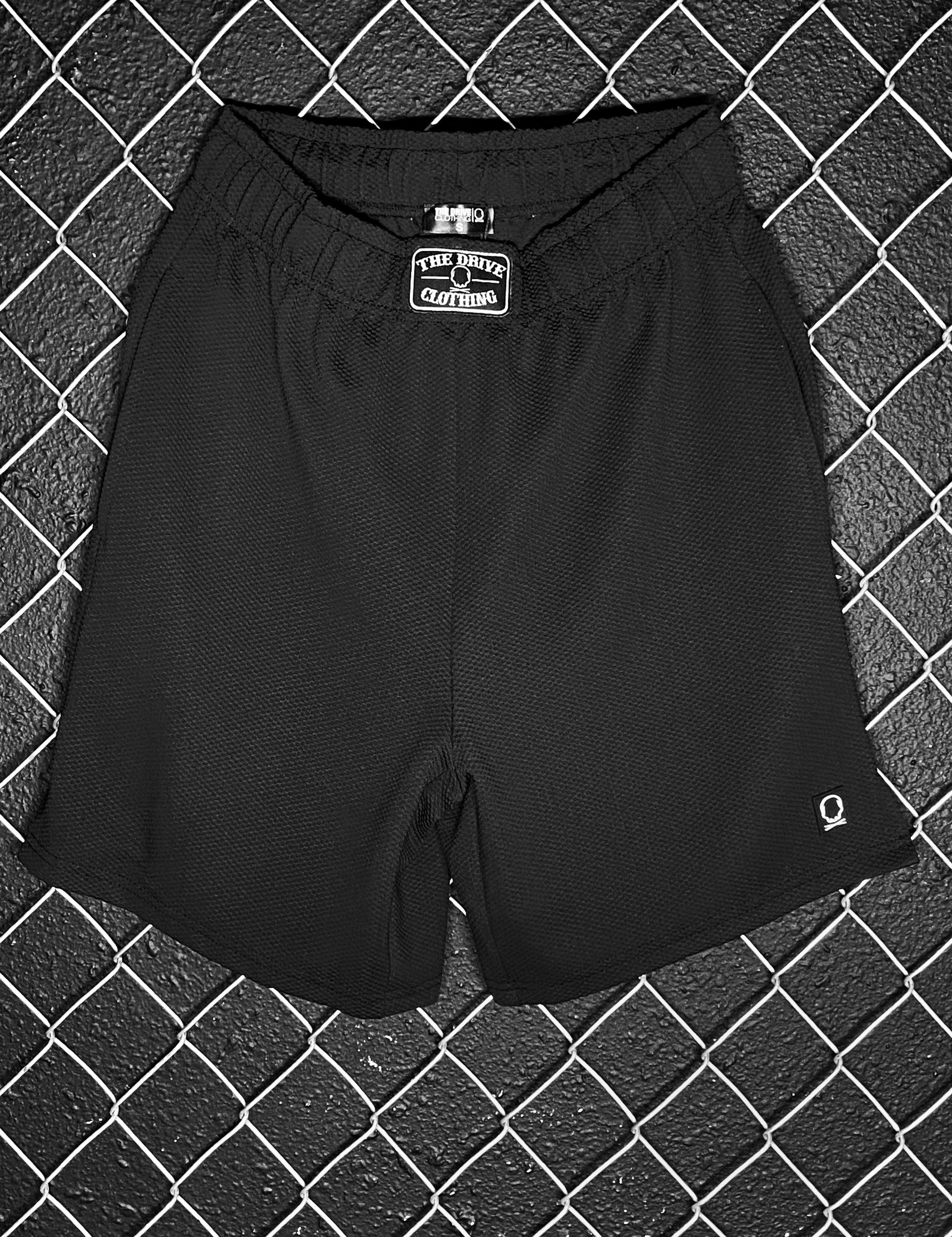 TDC BLACK BASKETBALL SHORTS - The Drive Clothing