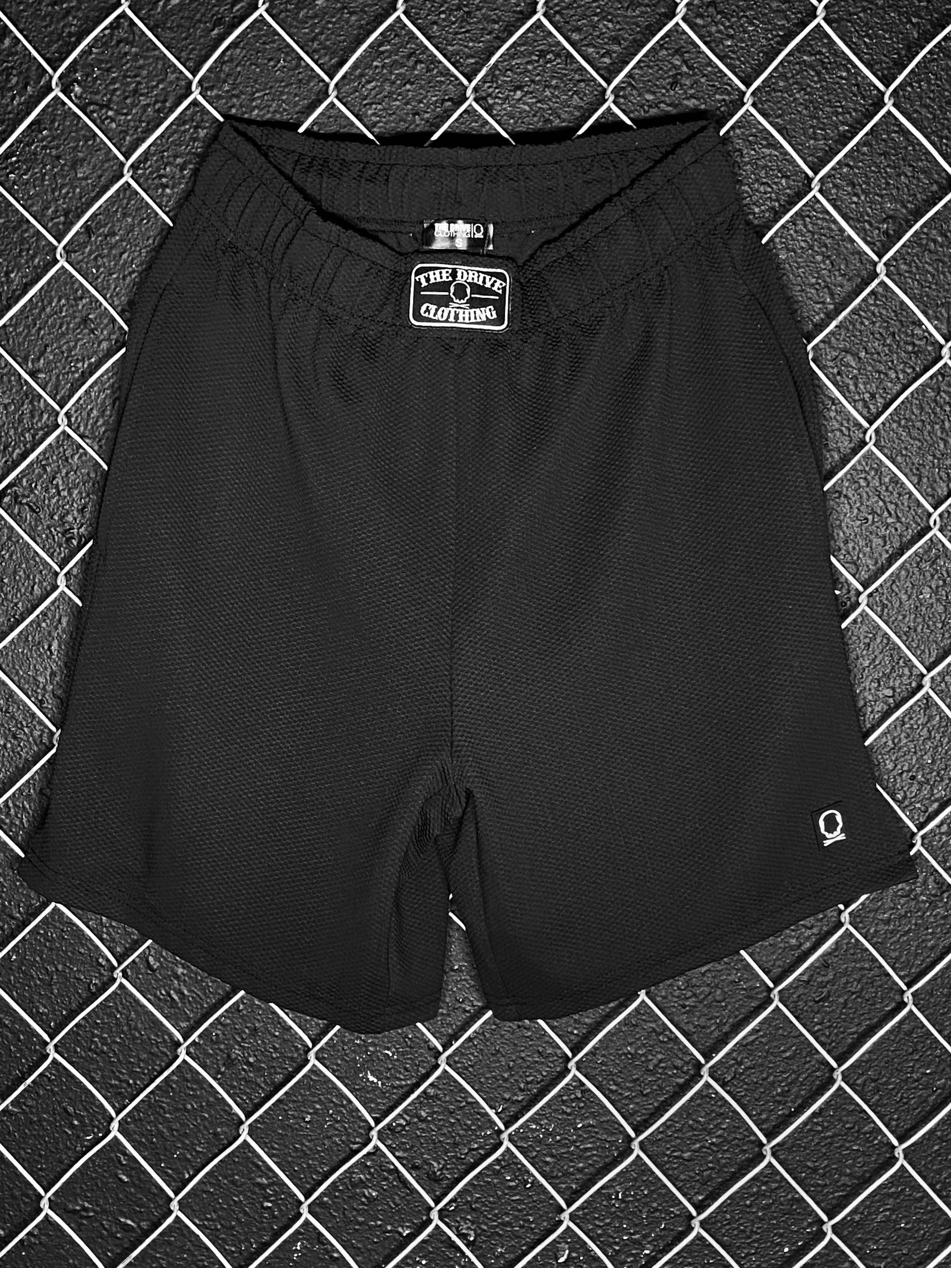 TDC BLACK BASKETBALL SHORTS - The Drive Clothing