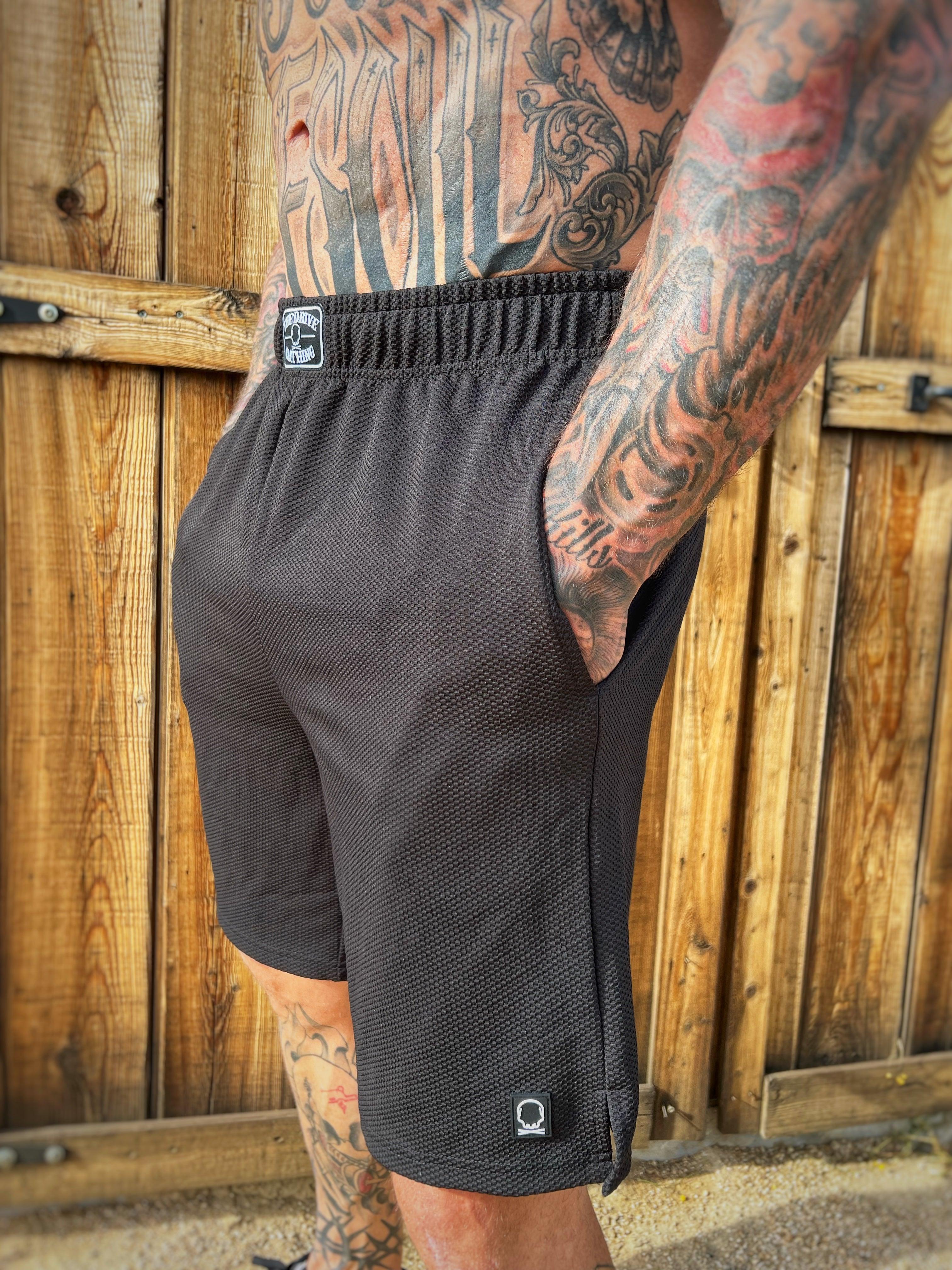 TDC BLACK BASKETBALL SHORTS - The Drive Clothing