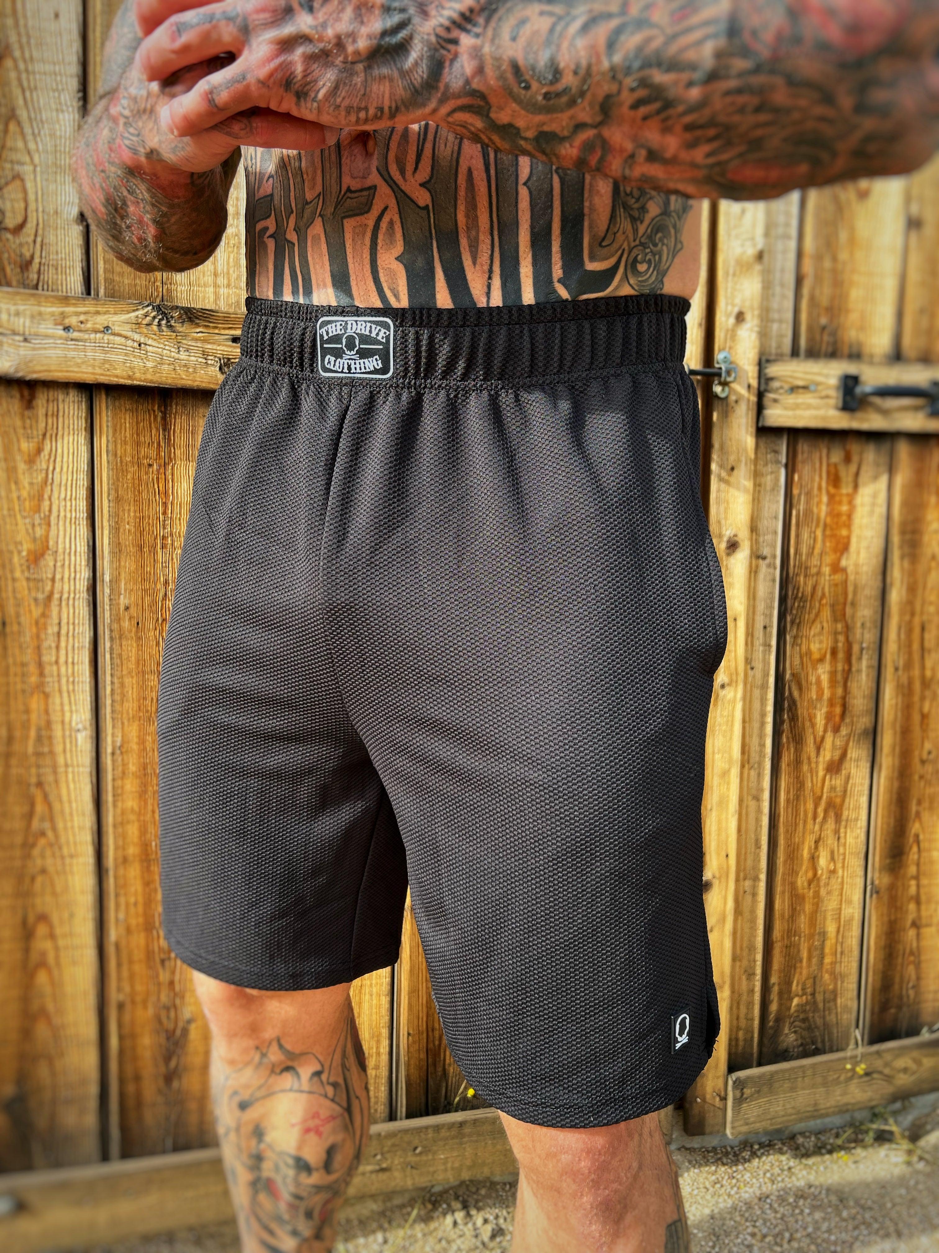 TDC BLACK BASKETBALL SHORTS - The Drive Clothing