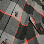 TDC BLACK/GREY/RED FLANNEL - The Drive Clothing