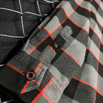TDC BLACK/GREY/RED FLANNEL - The Drive Clothing