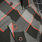 TDC BLACK/GREY/RED FLANNEL - The Drive Clothing