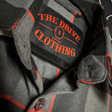 TDC BLACK/GREY/RED FLANNEL - The Drive Clothing