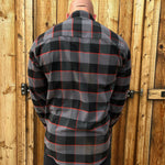 TDC BLACK/GREY/RED FLANNEL - The Drive Clothing