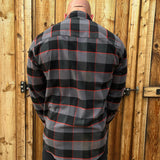 TDC BLACK/GREY/RED FLANNEL - The Drive Clothing