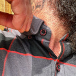 TDC BLACK/GREY/RED FLANNEL - The Drive Clothing