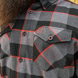TDC BLACK/GREY/RED FLANNEL - The Drive Clothing