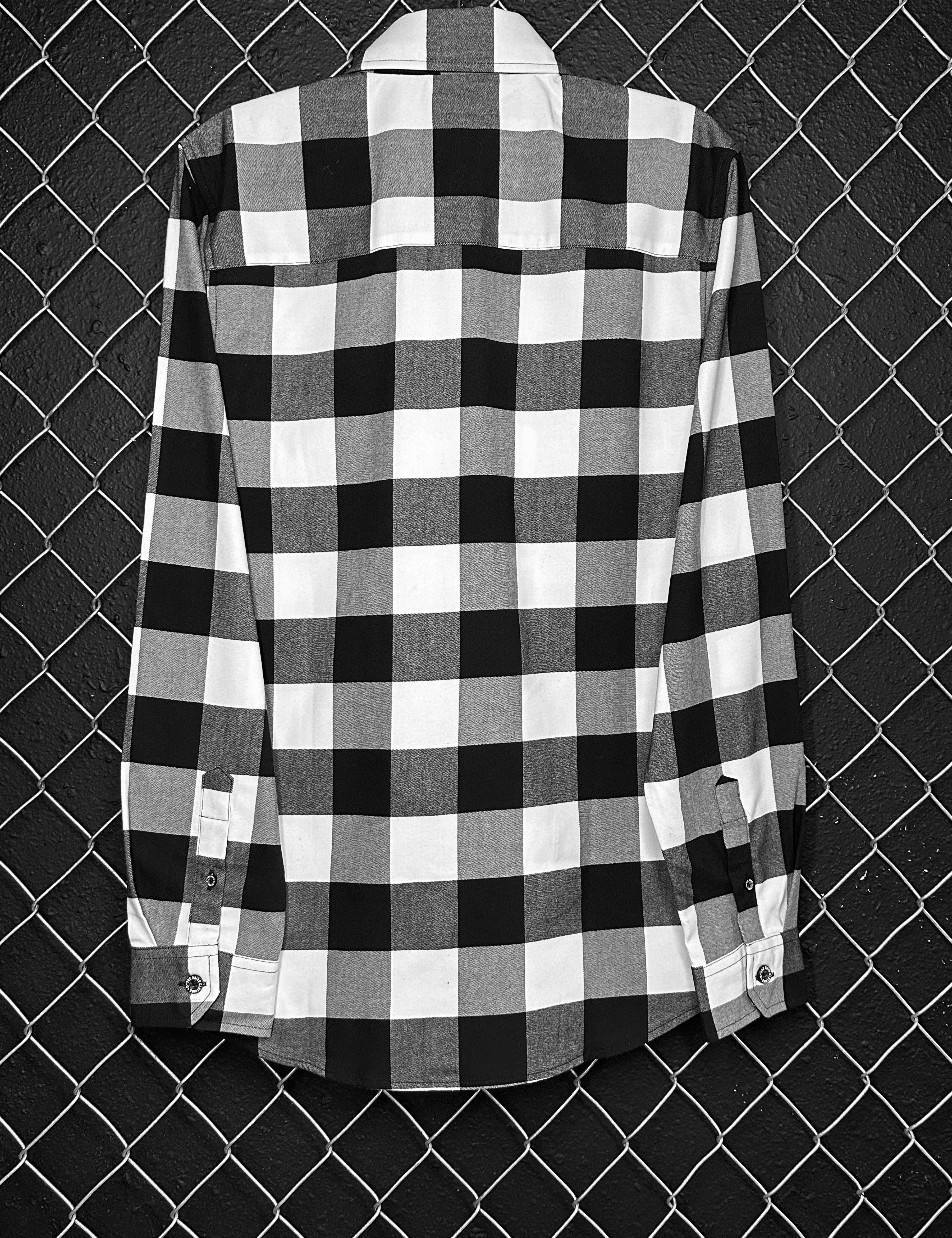 TDC BLACK/WHITE FLANNEL - The Drive Clothing