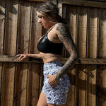 TDC BOXING SHORTS WHITE PAISLEY - The Drive Clothing