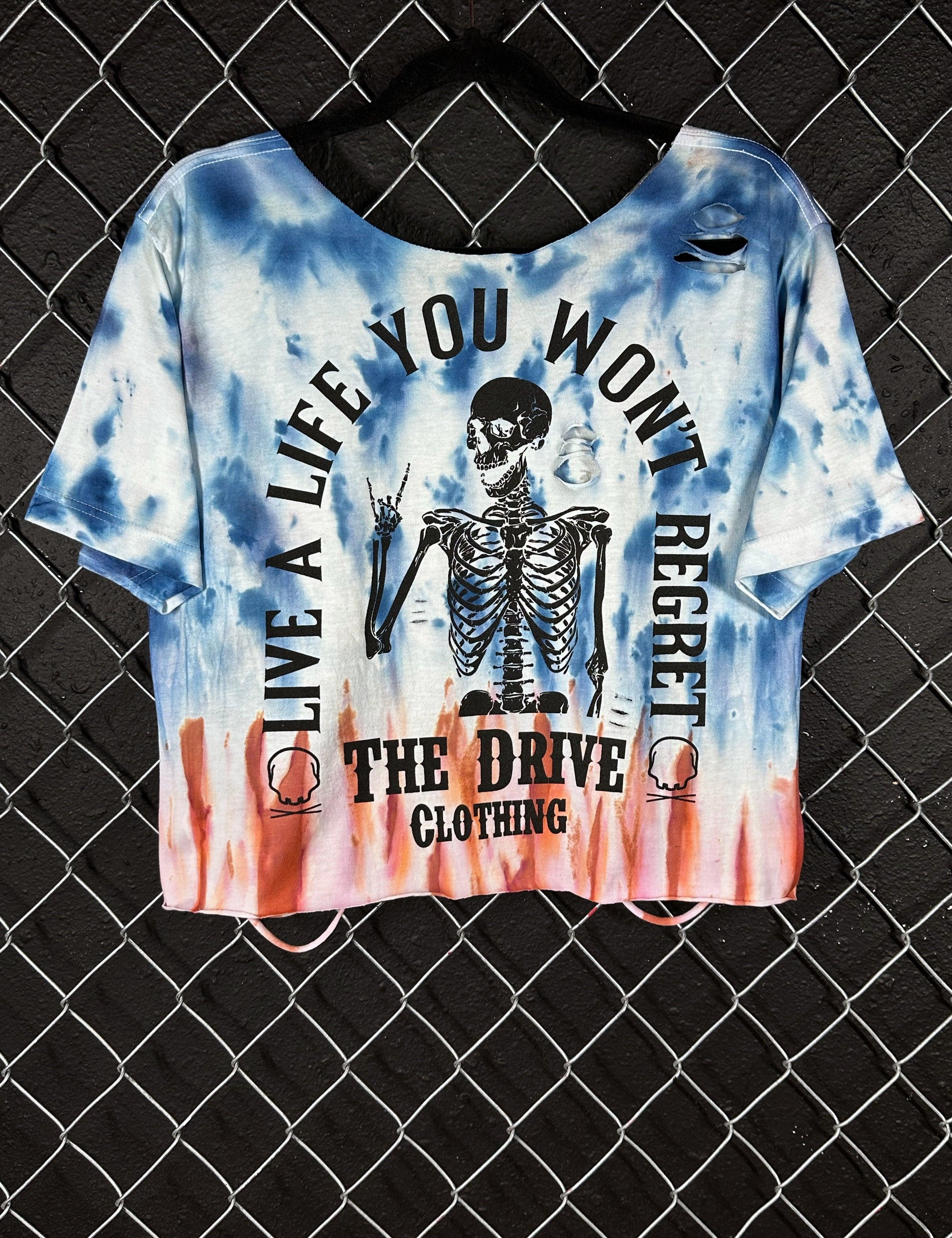 #TDC - E91- REGRET - WIDE NECK CROP - SMALL - The Drive Clothing