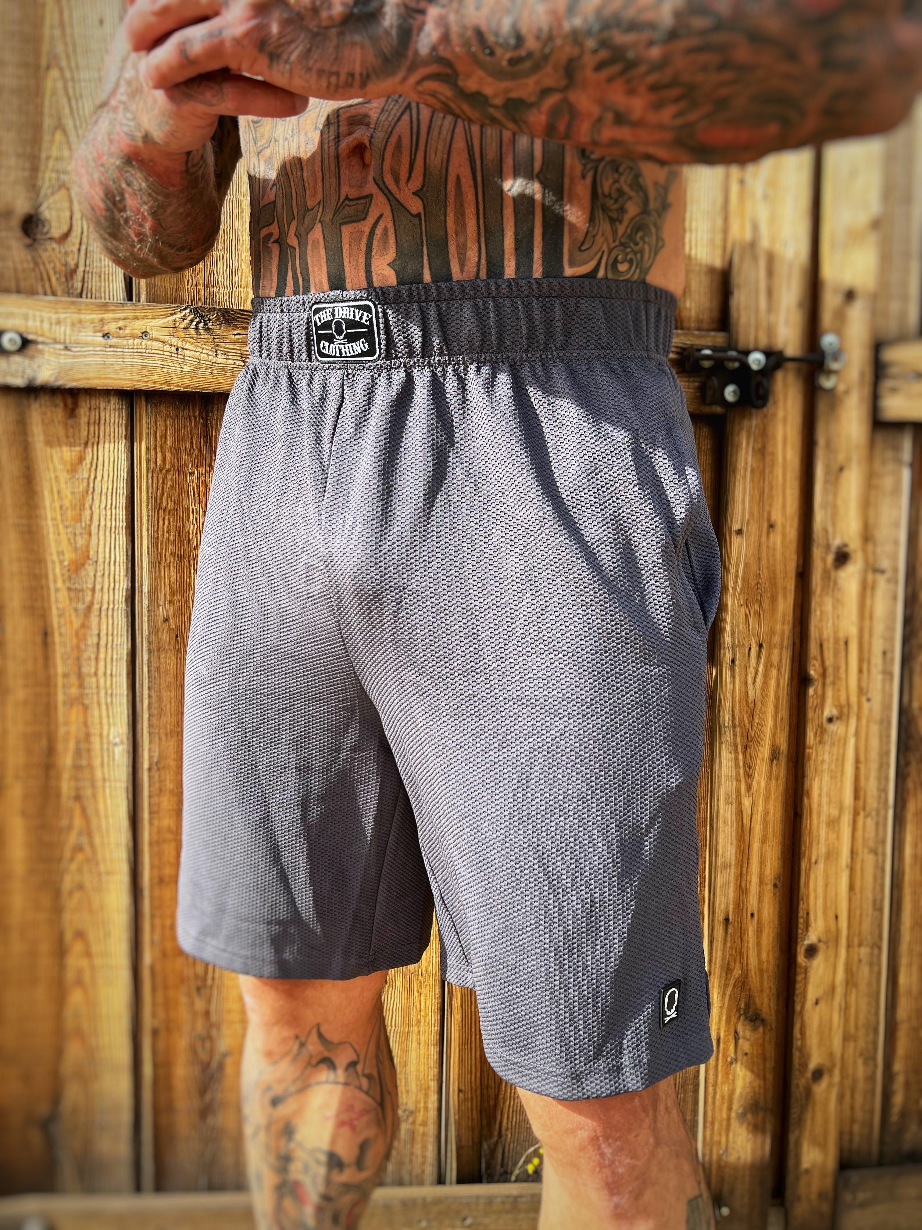TDC GREY BASKETBALL SHORTS - The Drive Clothing