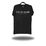 TITS THE SEASON BLACK CLASSIC TEE