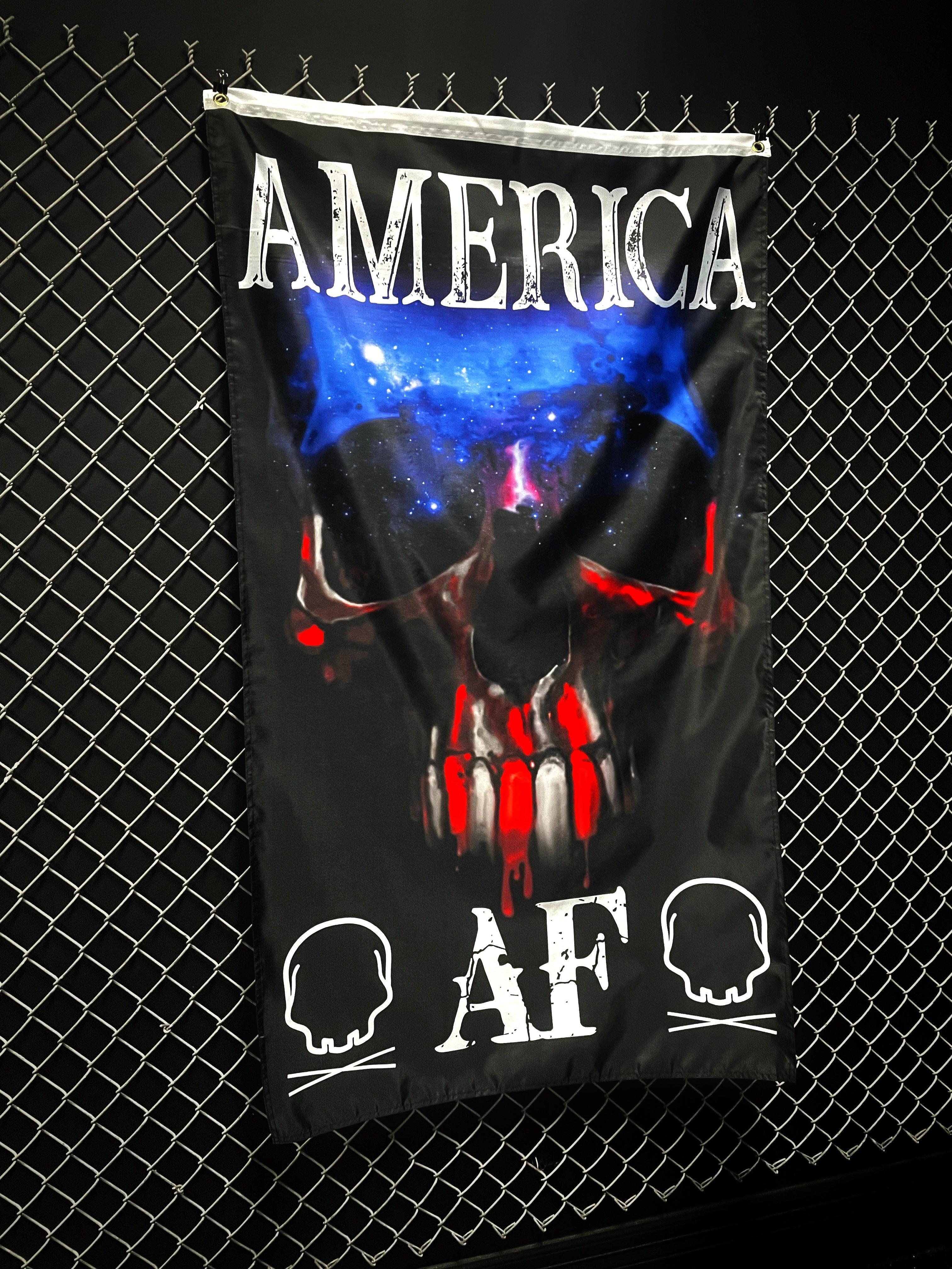 USA SKULL AF FLAG - The Drive Clothing