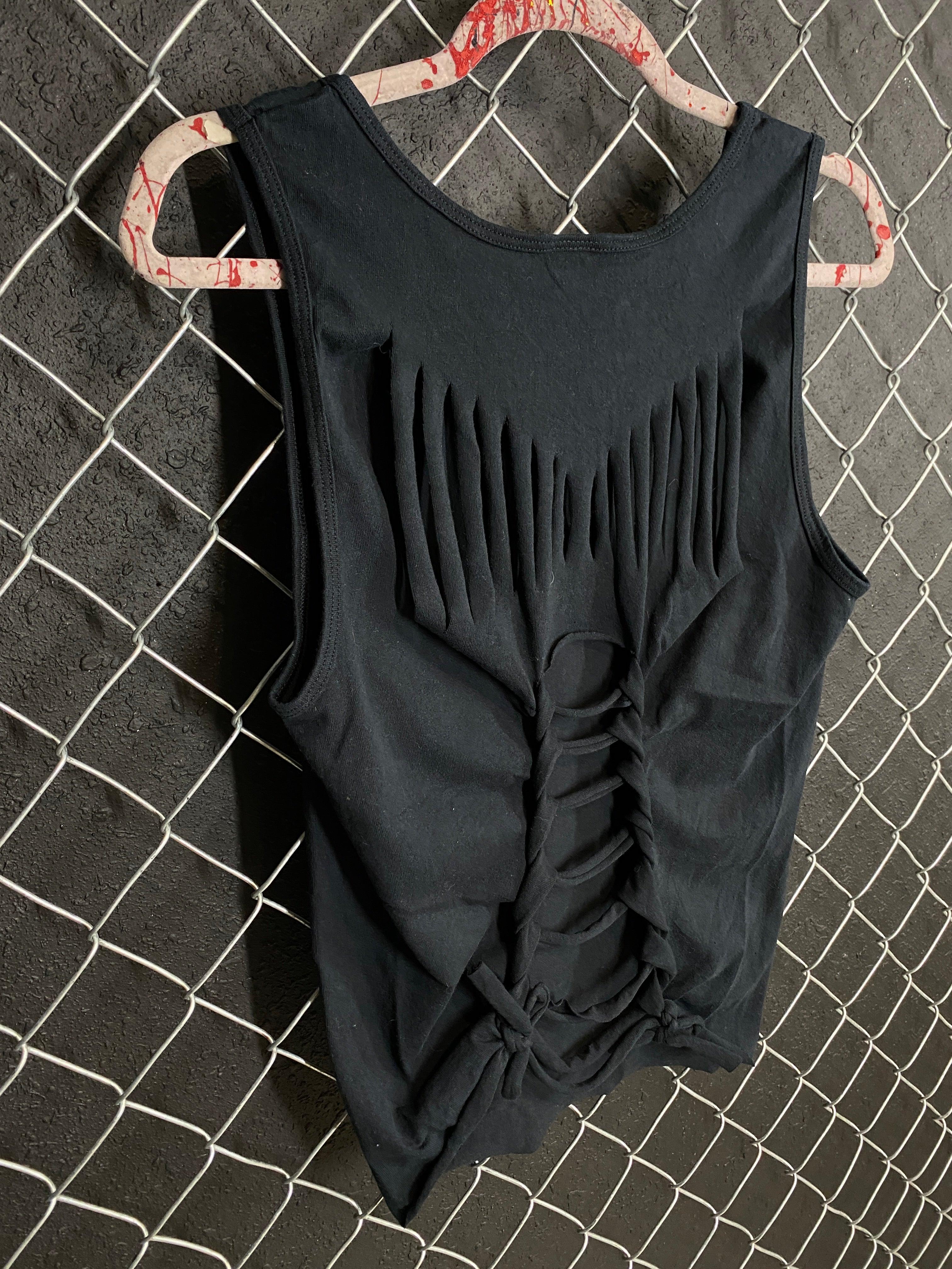 #VCI59 - BRIAN MARQUIS-CROP TANK TOP-SMALL - The Drive Clothing
