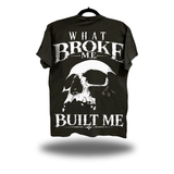BUILT ME OVERSIZE PRINT VINTAGE TEE *PEPPER*