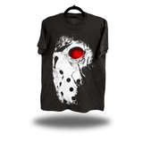SILENT SLASHER OVERSIZE PRINT VINTAGE TEE *PEPPER*