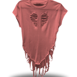 ROAD RASH HEART BEACH VIBES VINTAGE WATERMELON TEE