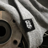 WOLF BEANIE GREY - The Drive Clothing