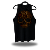 WOOD CAMO SKULL ROAD RASH TANK TOP