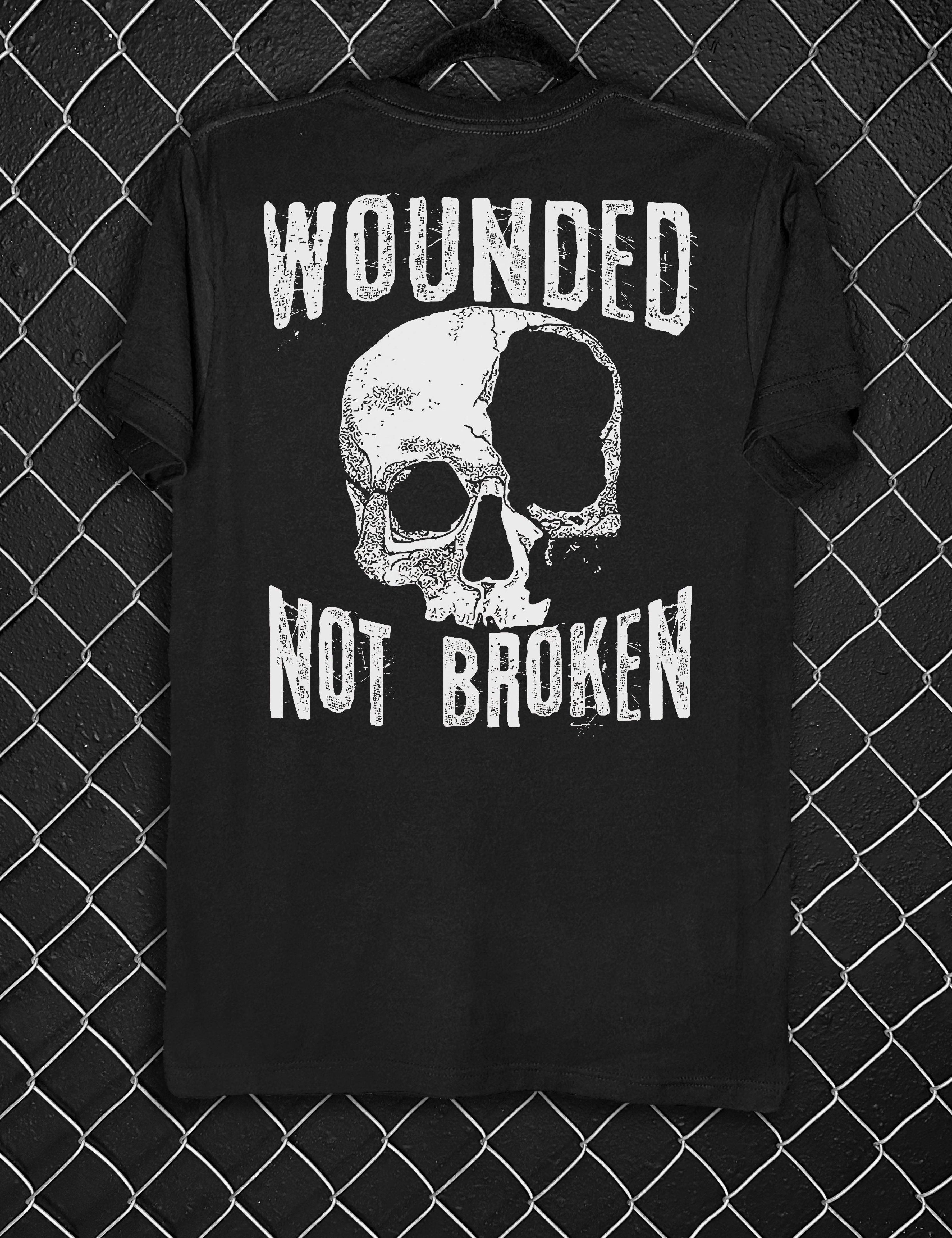 WOUNDED NOT BROKEN CLASSIC TEE - The Drive Clothing