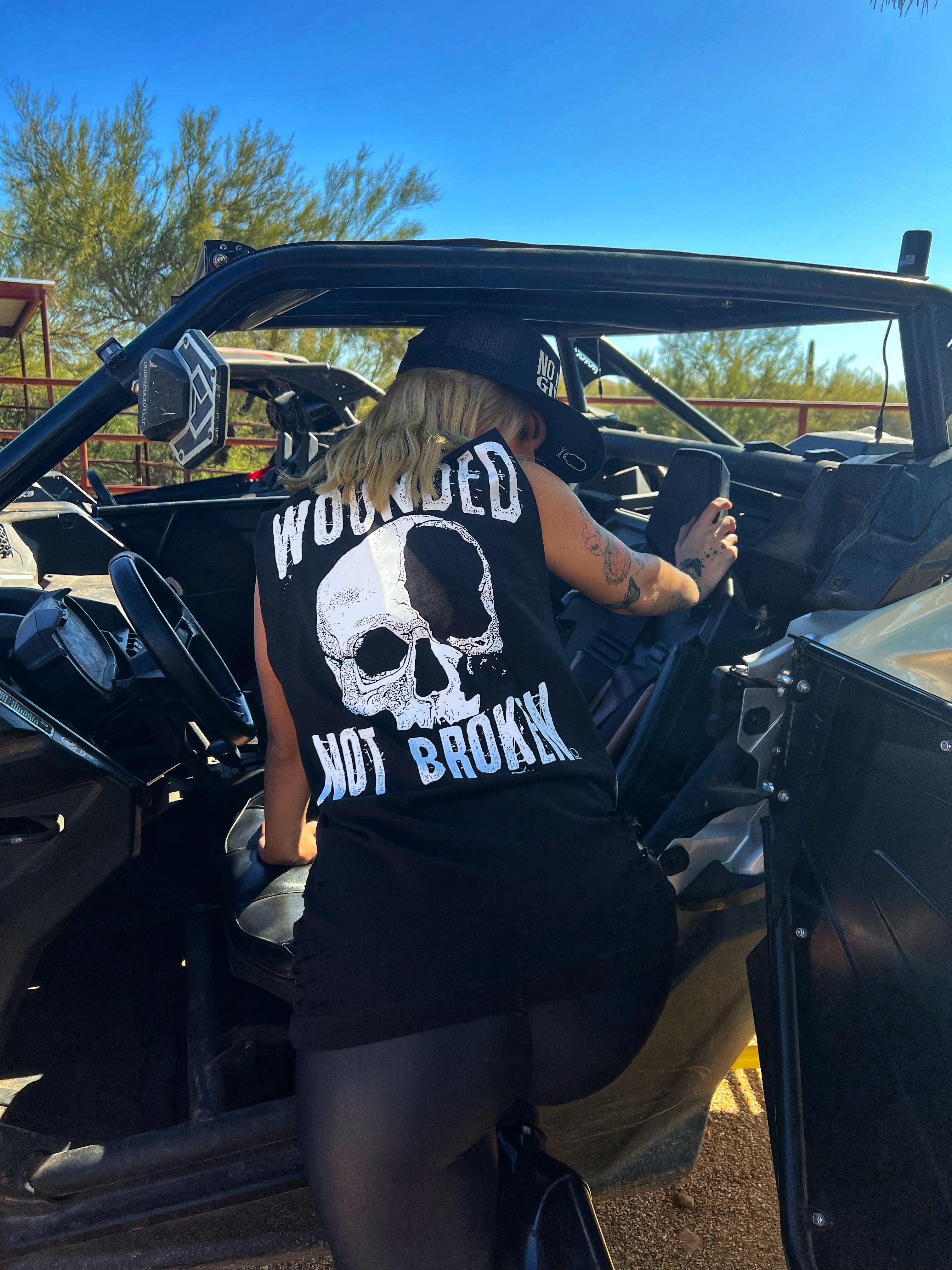 WOUNDED NOT BROKEN TANK TOP - The Drive Clothing